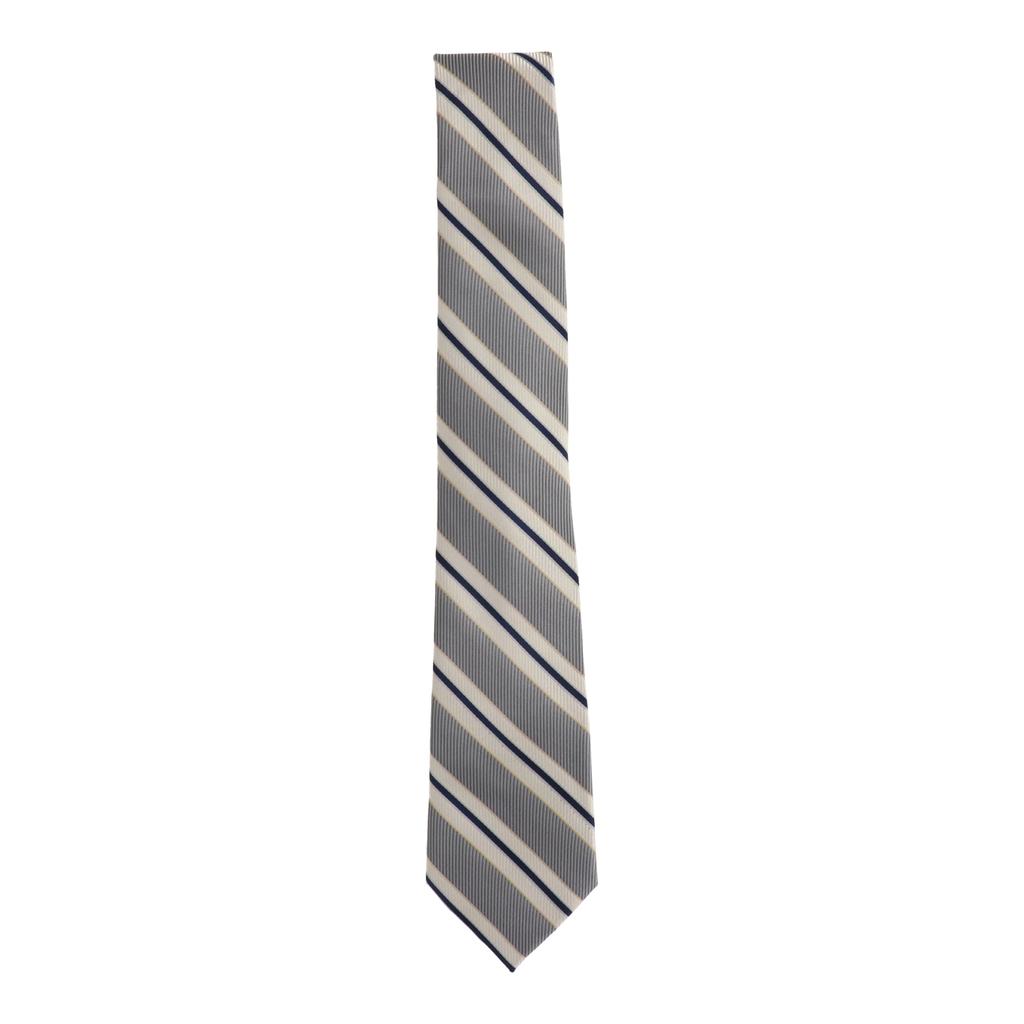 Scotch & Soda Scotch & Soda Mens Silver/Navy Tie
