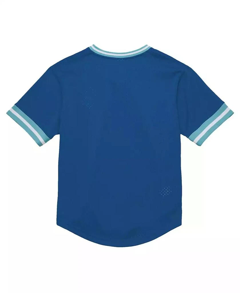 Mitchell & Ness Men's Blue Seattle Sounders FC Mesh Fashion Jersey 3