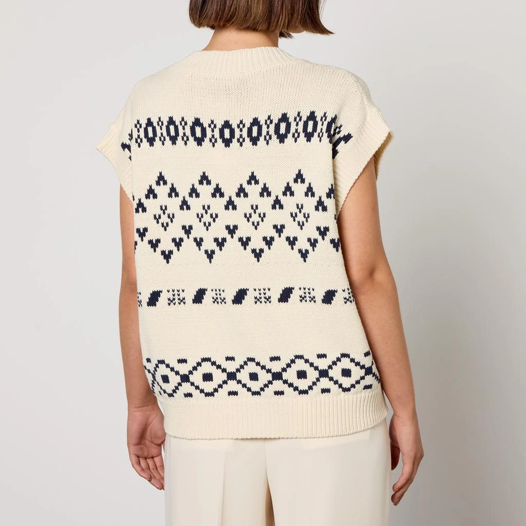 Weekend Max Mara Todi Cotton-Blend Knit Vest 2