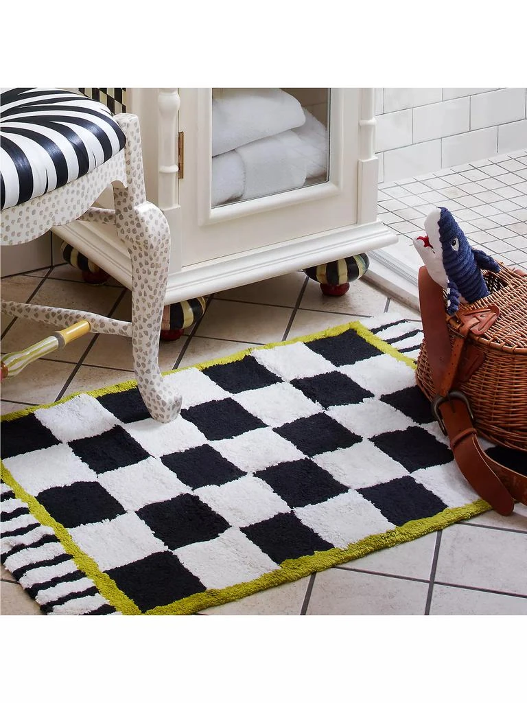 MacKenzie-Childs Courtly Check Bath Mat 2