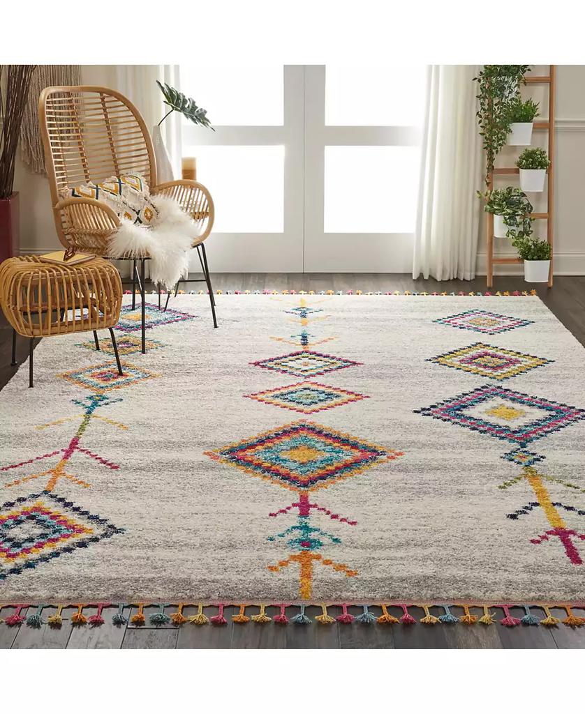 Nourison CLOSEOUT! Nomad NMD02 Ivory 8'10" x 12' Area Rug