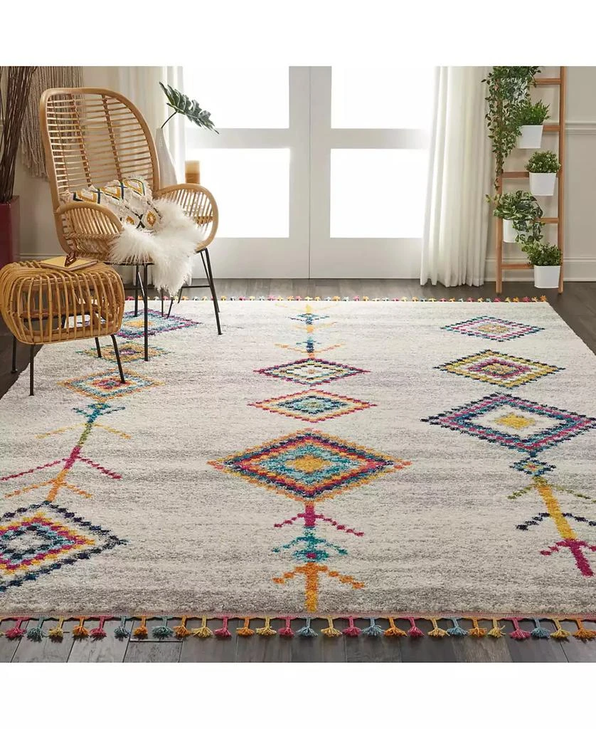 Nourison CLOSEOUT! Nomad NMD02 Ivory 8'10" x 12' Area Rug 2