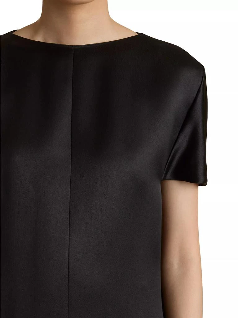 Khaite Webster Satin Shift Dress 7
