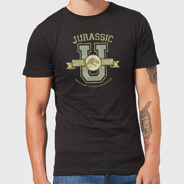 Jurassic Park Jurassic Park Fossil Finder Men's T-Shirt - Black 1