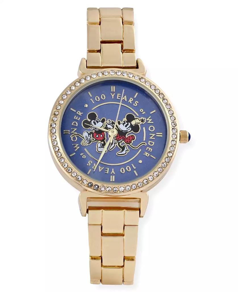 Accutime Unisex Disney 100th Anniversary Gold-Tone Alloy Watch