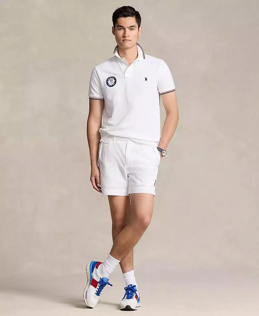 Ralph Lauren Men's Team USA Custom Slim-Fit Mesh Polo Shirt 5