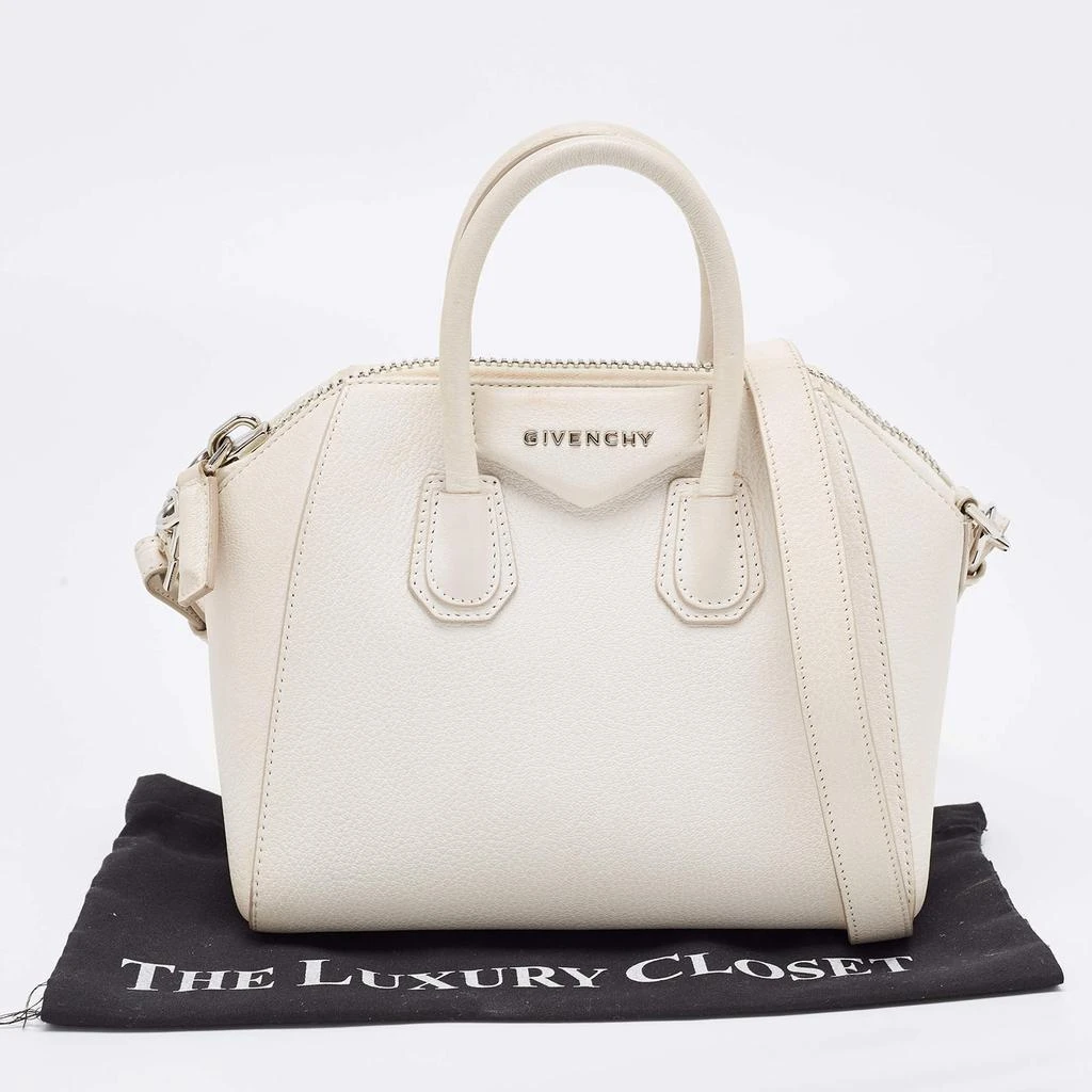 Givenchy Givenchy Off White Leather Mini Antigona Satchel 23