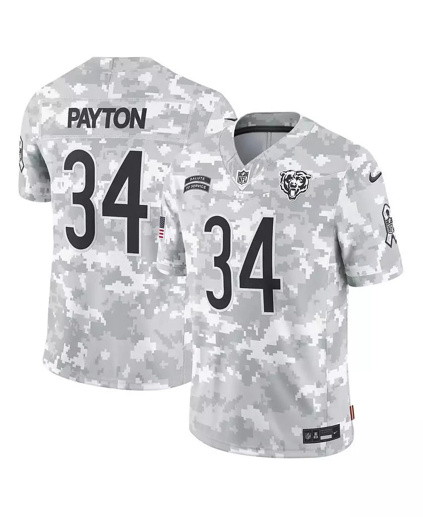 NIKE Men's Walter Payton Arctic Camo Chicago Bears 2024 Salute to Service Retired Player Limited Jersey 1