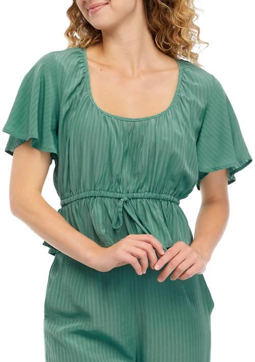Lost and Wander Wander Womens Short Sleeve Willow In The Wind Top 1