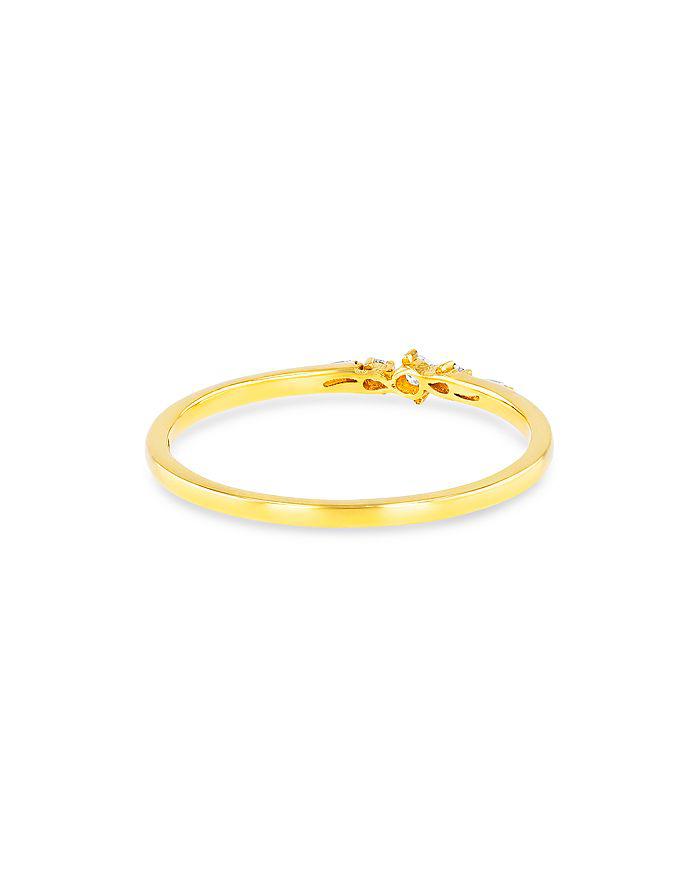 Suzanne Kalan 18K Yellow Gold Fireworks Diamond Baguette & Round-Cut Narrow Band