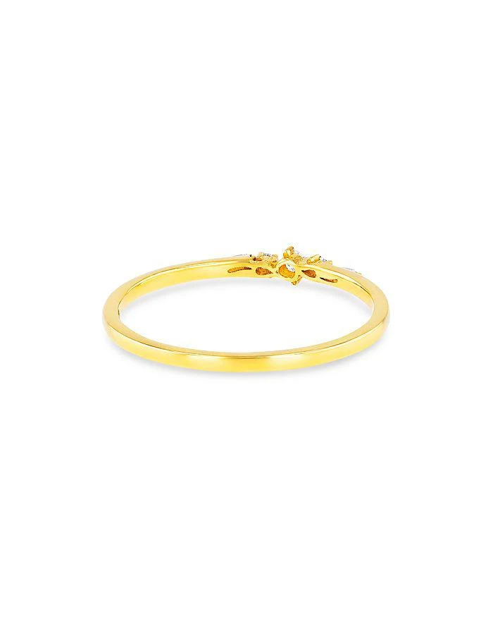Suzanne Kalan 18K Yellow Gold Fireworks Diamond Baguette & Round-Cut Narrow Band 2