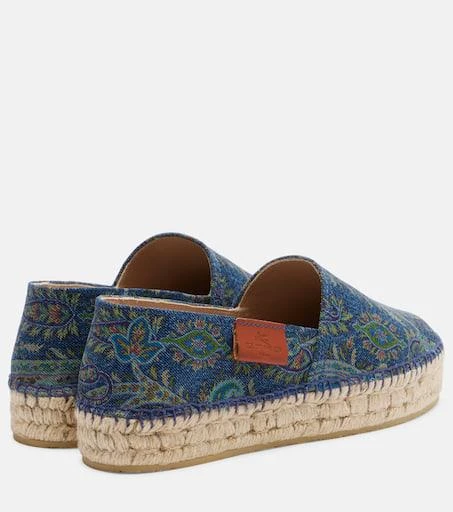 ETRO Printed canvas espadrilles 3