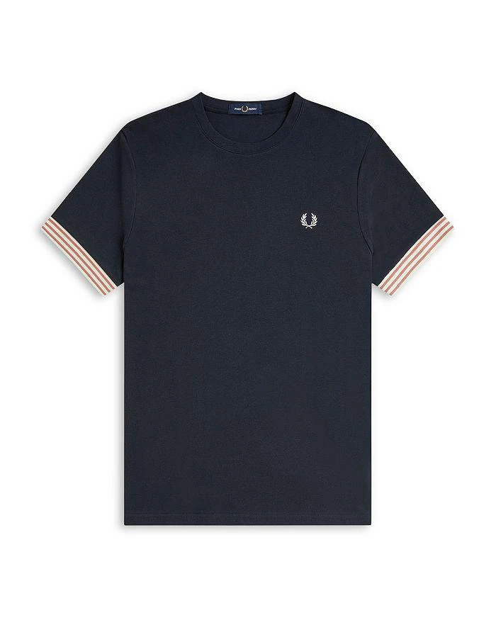 Fred Perry Short Sleeve Striped-Cuff Tee 1