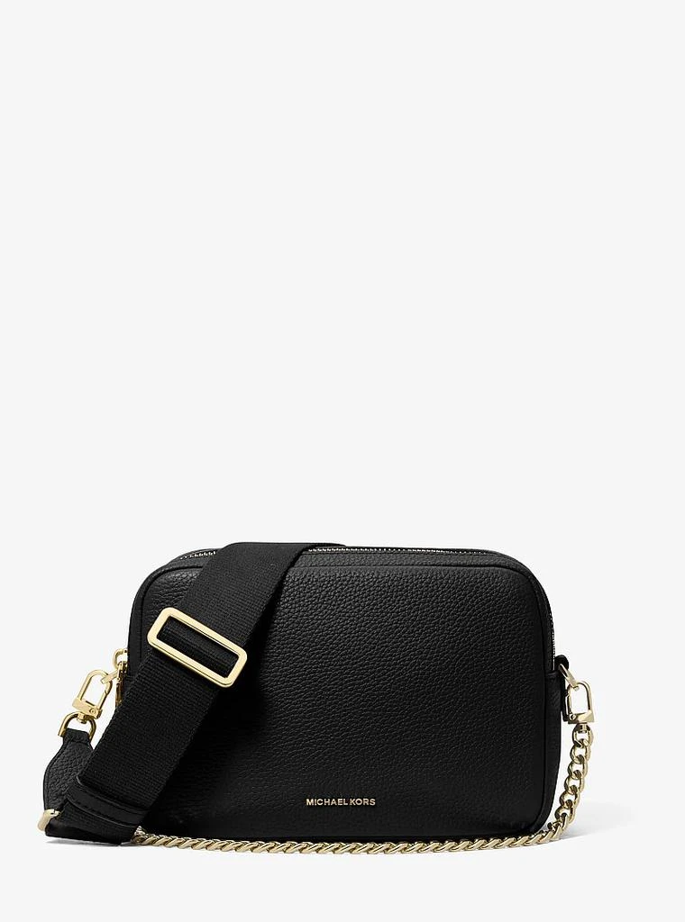 Michael Kors Bryant Medium Pebbled Leather Camera Crossbody Bag
