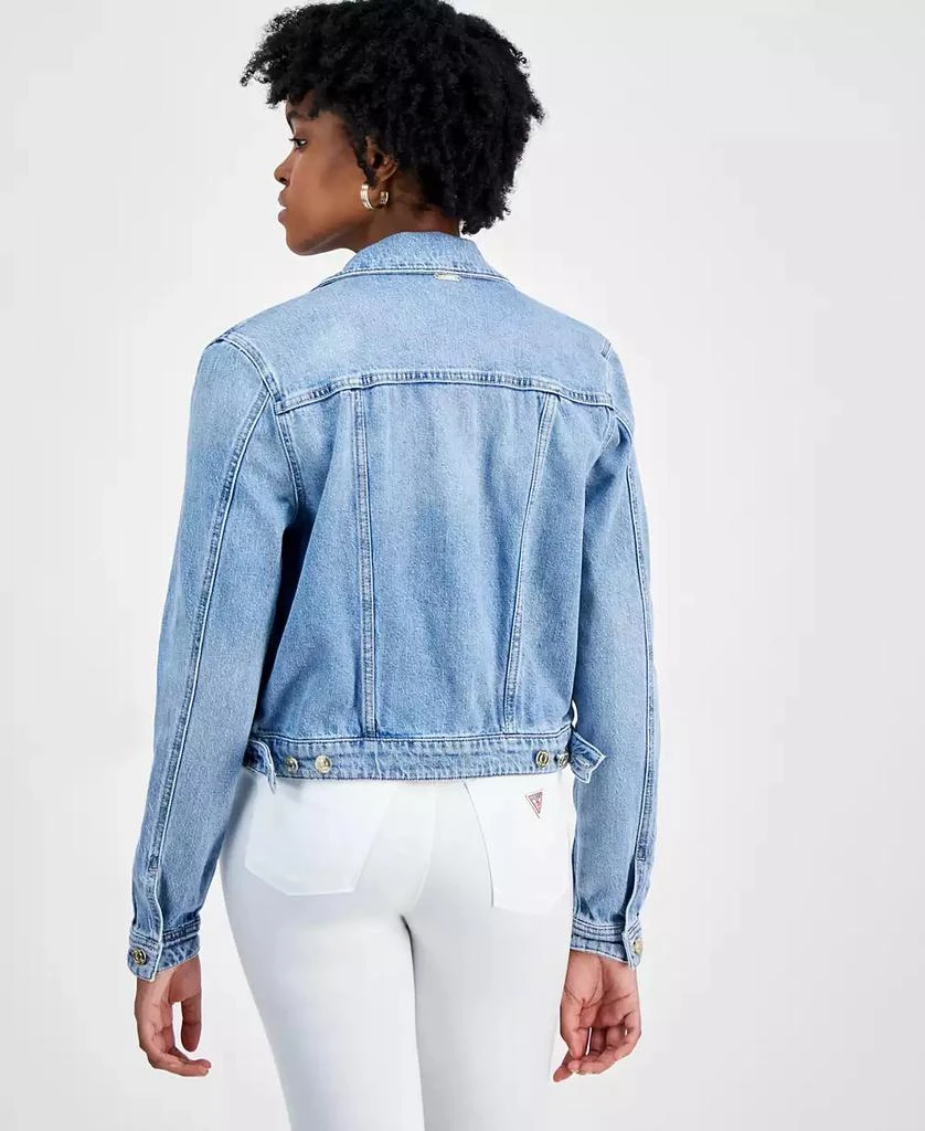 GUESS Women's Stevie Long-Sleeve Denim Jacket 2