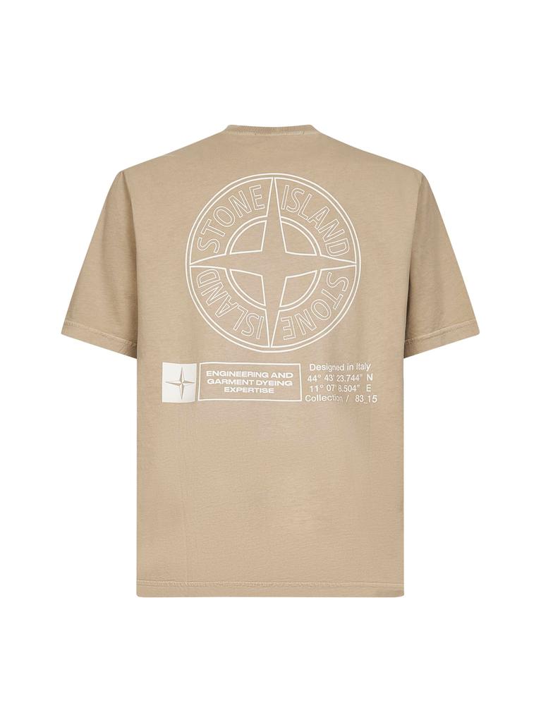 Stone Island STONE ISLAND | Beige jersey printed T-shirt | Man | M