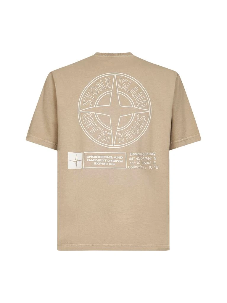 Stone Island STONE ISLAND | Beige jersey printed T-shirt | Man | M 2
