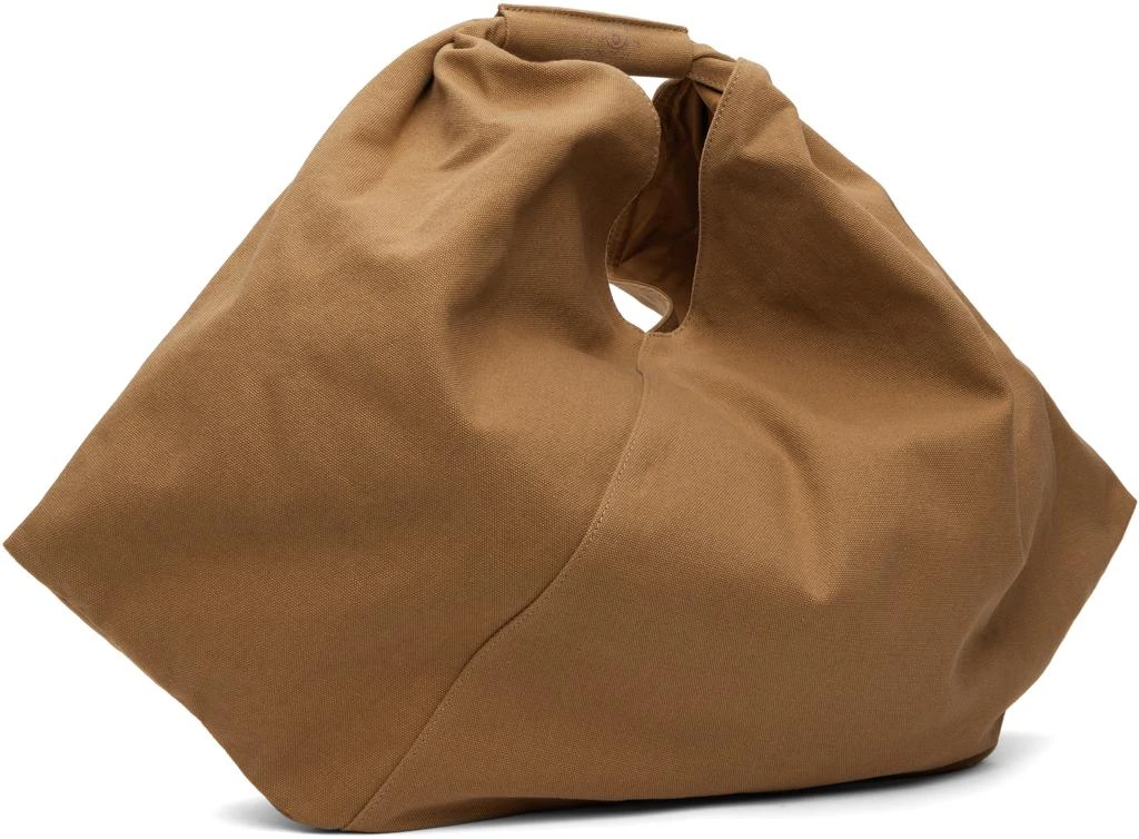 MM6 Brown Triangle Tote 2