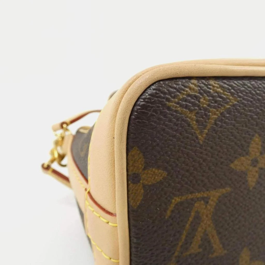 Louis Vuitton Louis Vuitton Nano Noe Fuschia Marron Monogram Coated Canvas Bucket Bag 6