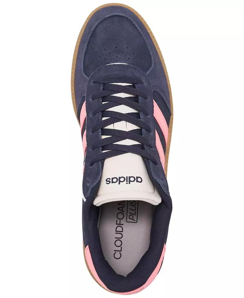 Adidas Women
s Breaknet Sleek Suede Casual Sneakers from Finish Line
