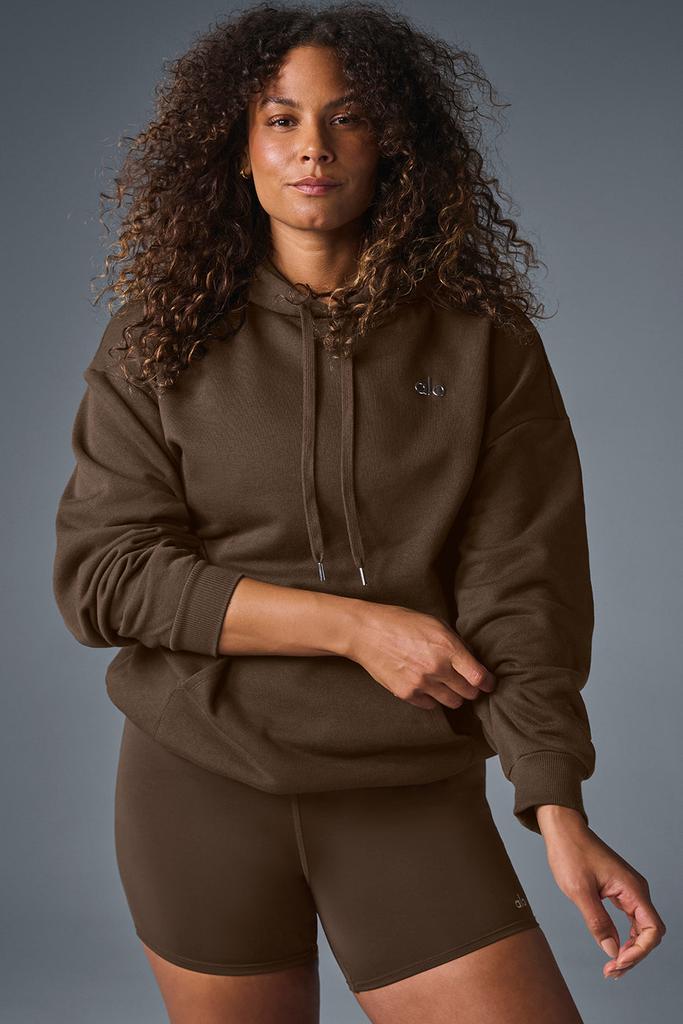 Alo Accolade Hoodie - Espresso - Hoodies - Free Shipping - BeyondStyle