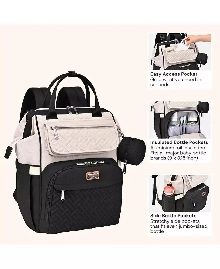 BabbleRoo Kids Diaper Bag Backpack Ultimate Bag Versatile Diaper Bag for Modern Parents 3