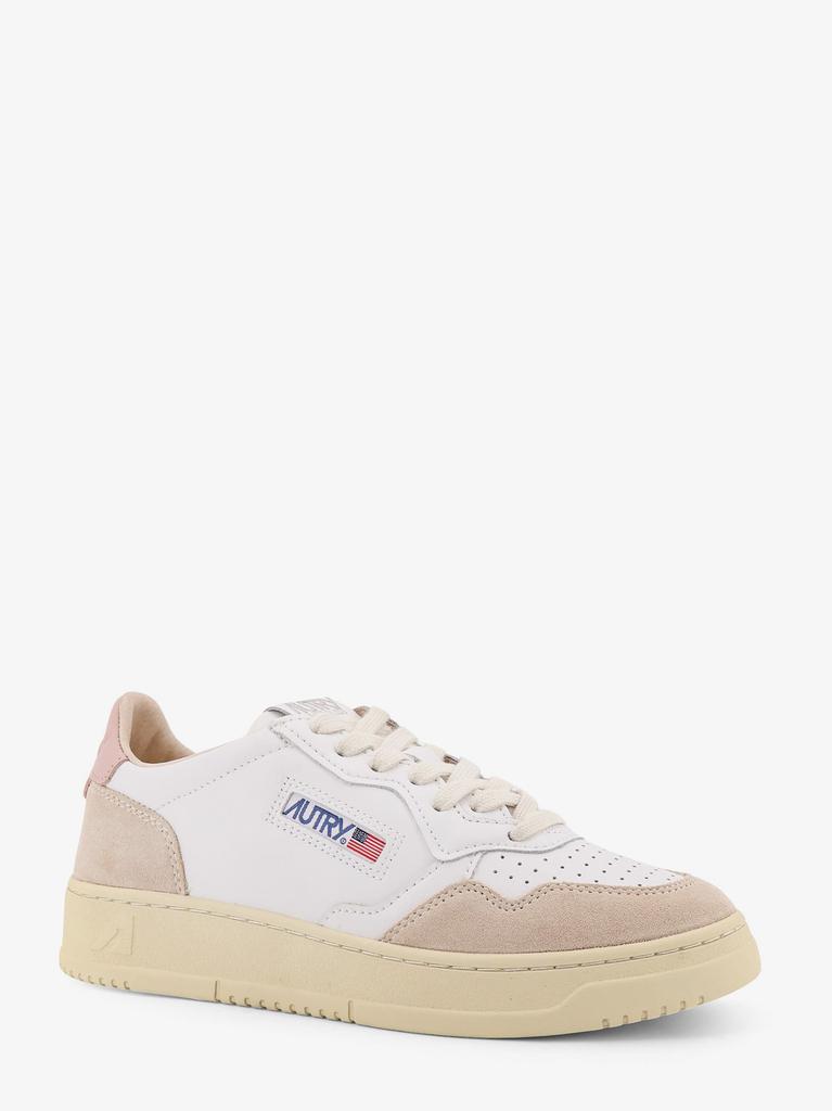 Autry Medalist Low leather low-top sneakers with suede inserts