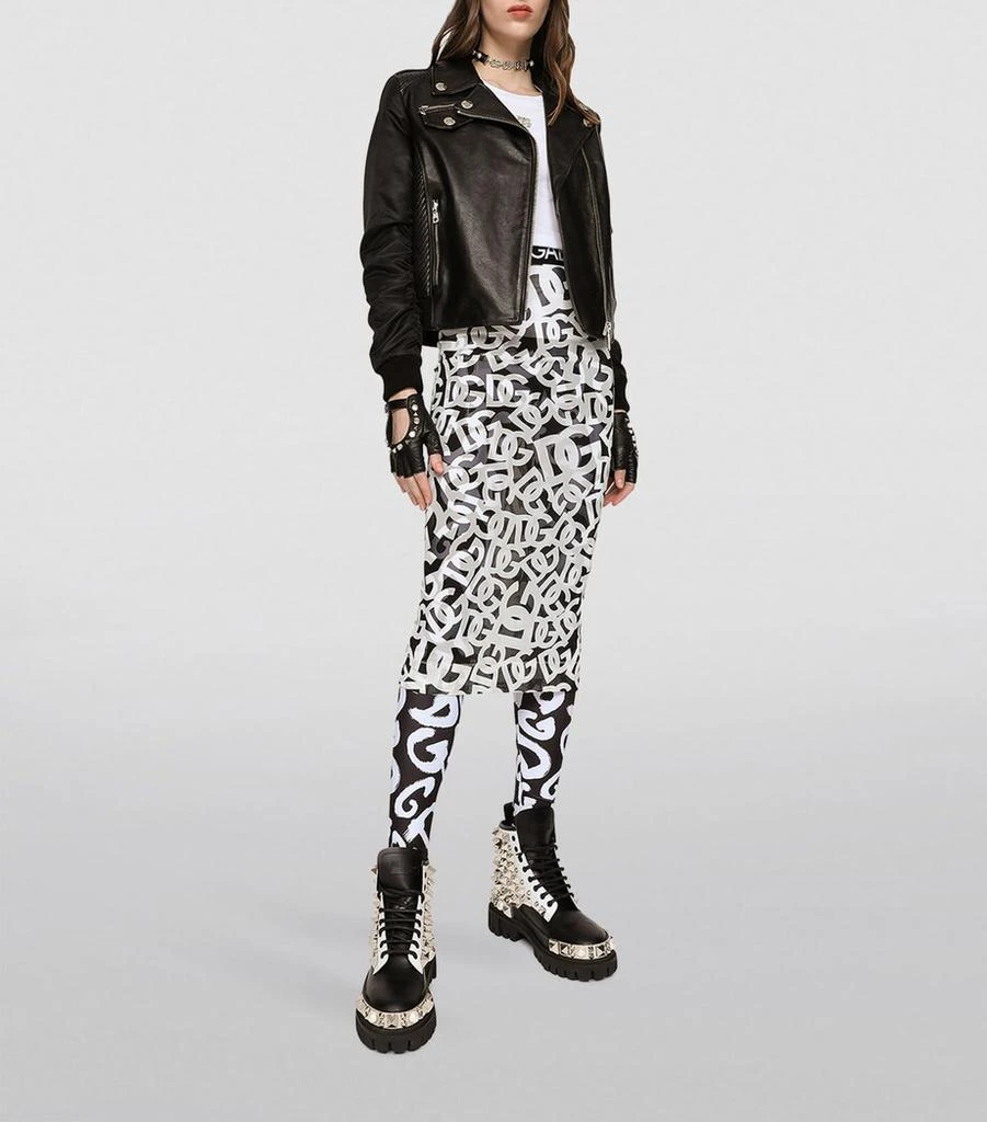 Dolce & Gabbana Leather Biker Jacket 2