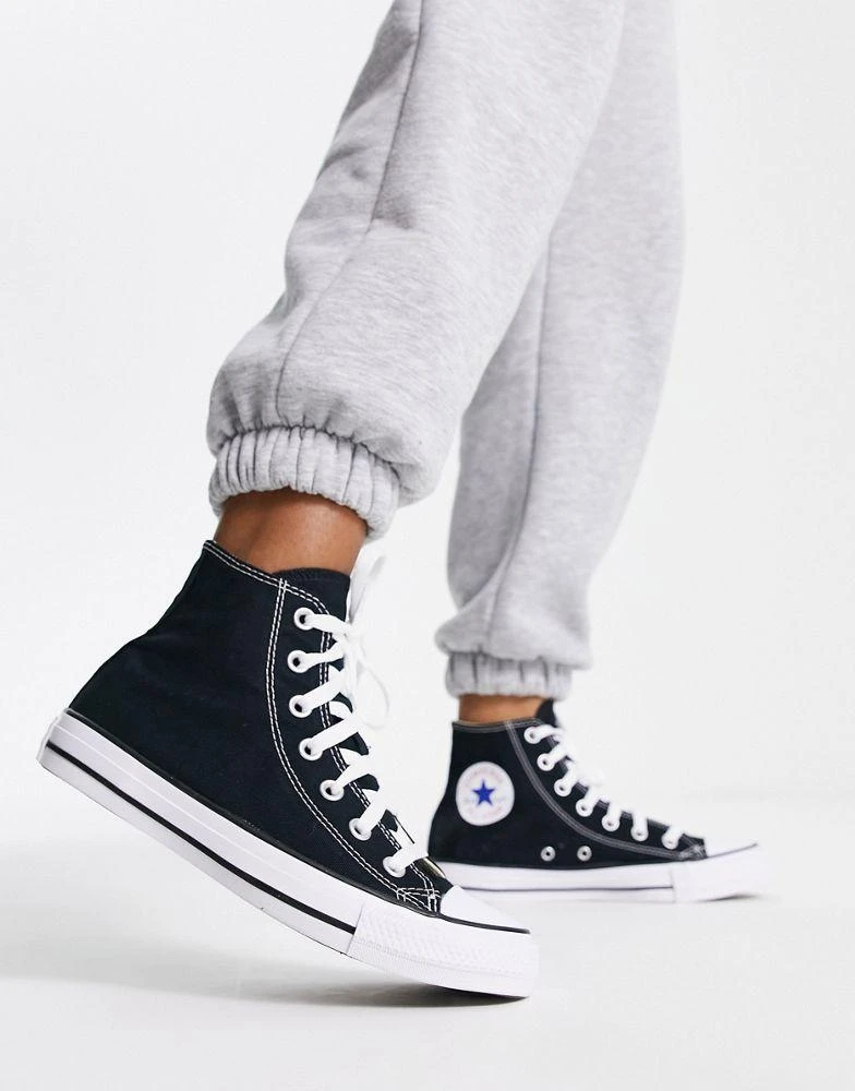 Converse Converse Chuck Taylor All Star Hi unisex trainers in black 4