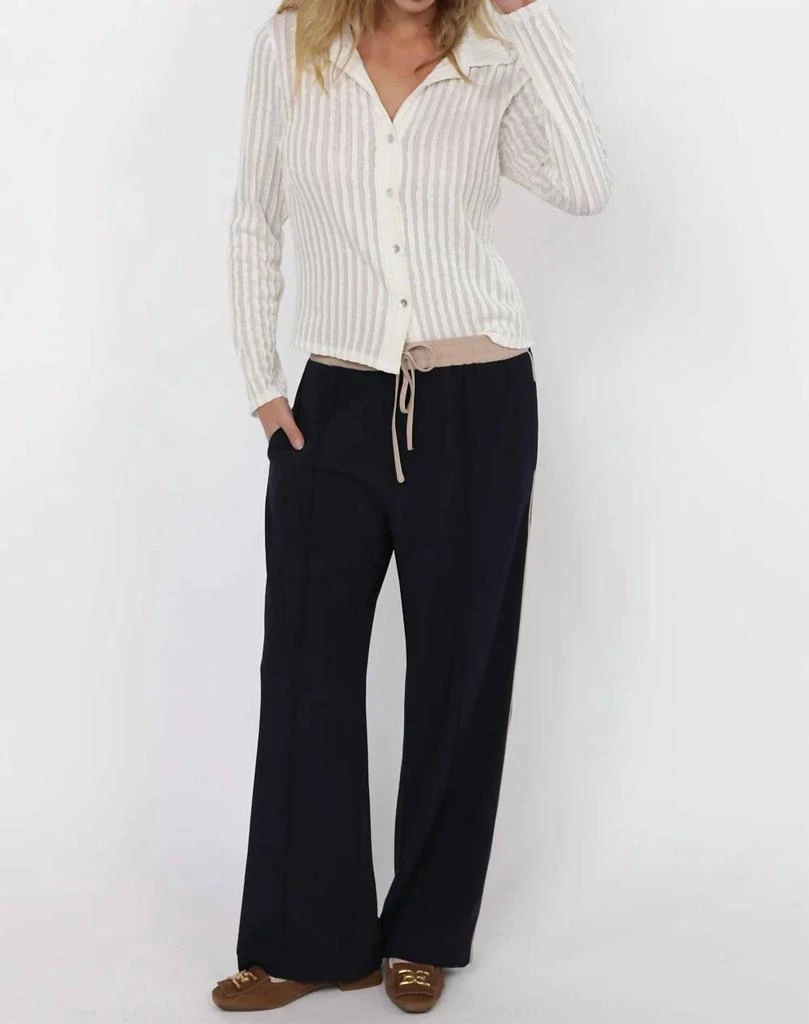 Sadie 
Sage Sadie 
Sage - On Film Vintage Contrast Piping Drawstring Pant
