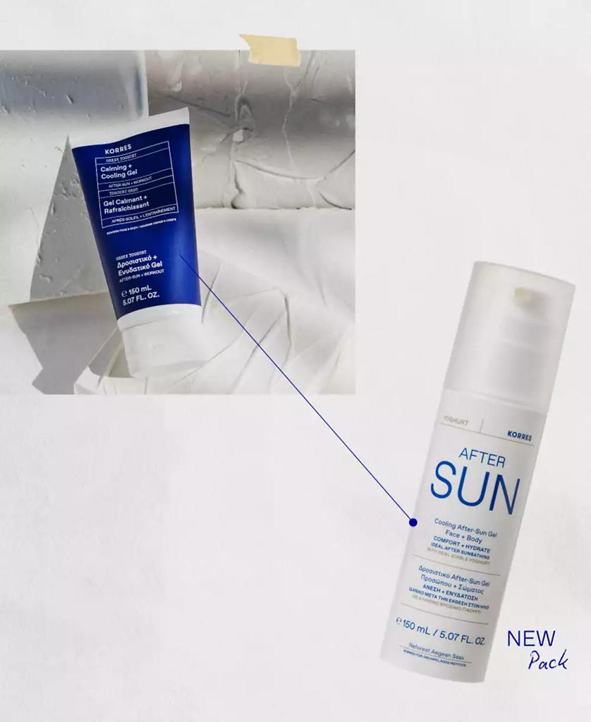 KORRES Greek Yoghurt After Sun Calming + Cooling Gel, 5.07 oz.