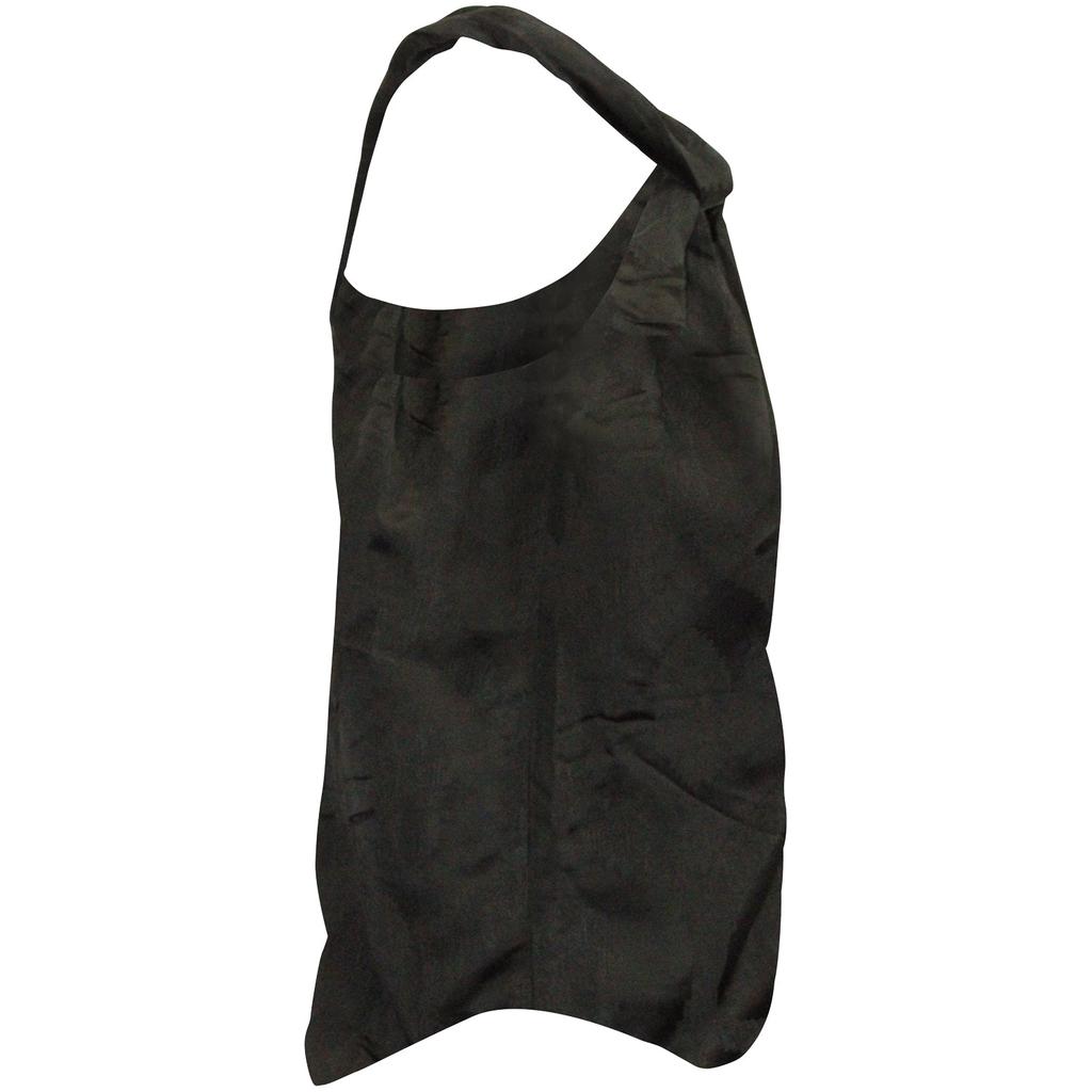 Isabel Marant Twist-Neck Halter Top in Black Viscose