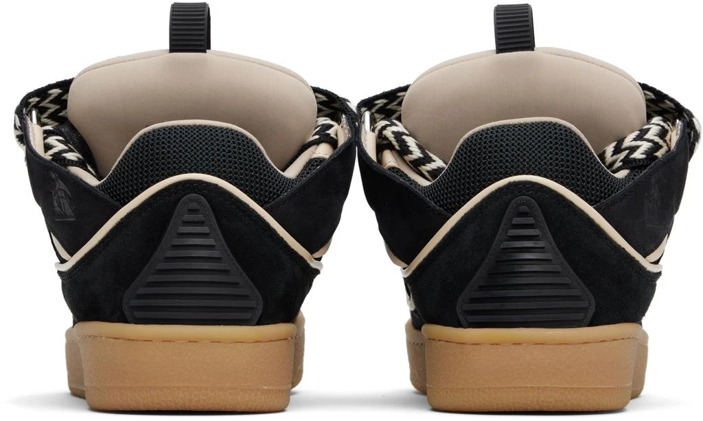 Lanvin SSENSE Exclusive Black Curb Sneakers 2