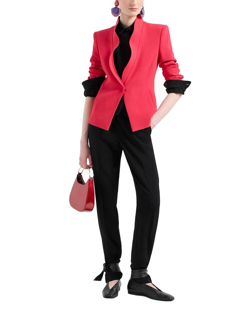 Emporio Armani Ruffled Blazer 2