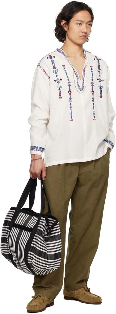 Isabel Marant Black & White Darwen Tote 4