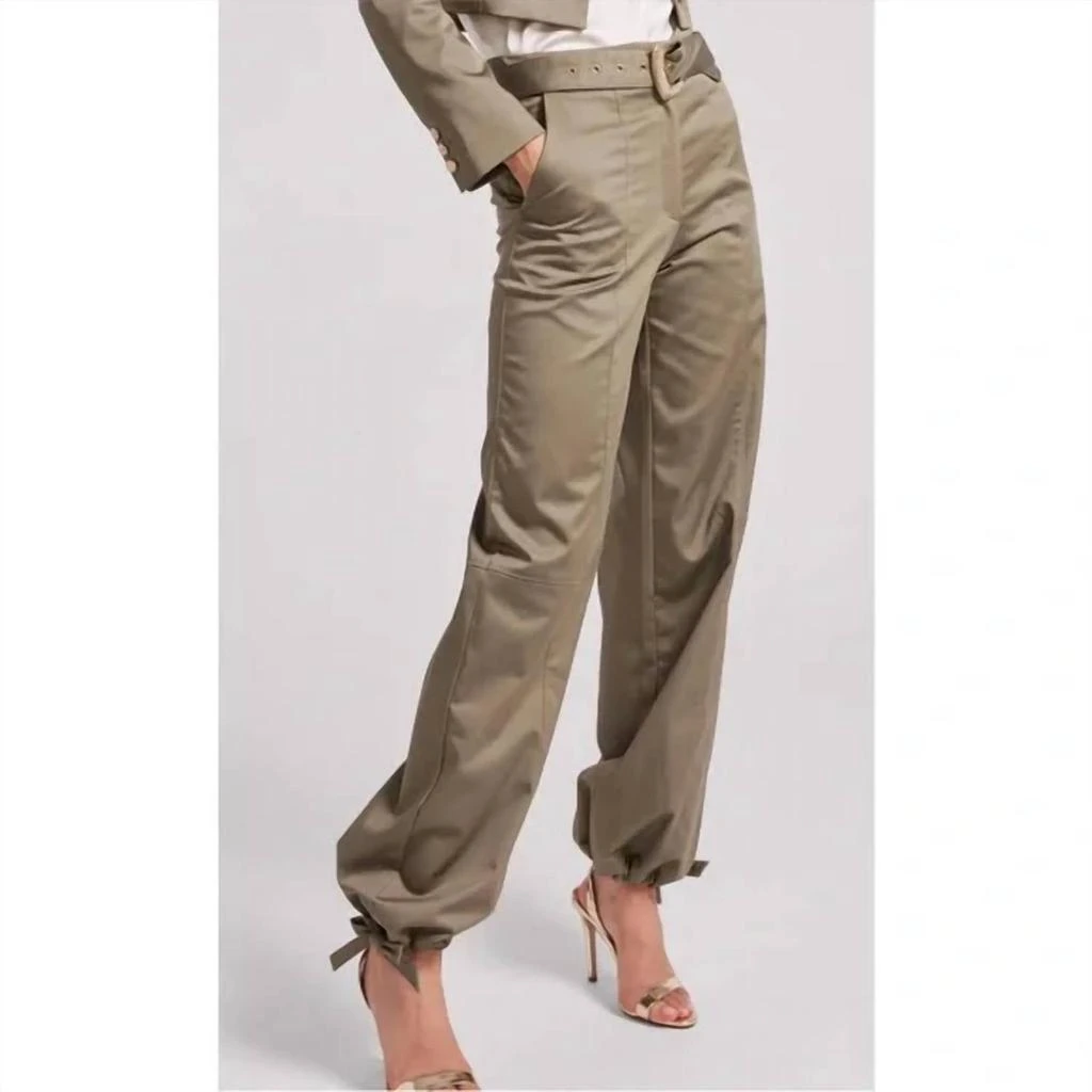 Generation Love Generation Love - Brandi Gabardine High Waist Cargo Pants 4