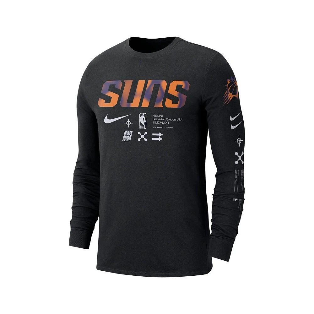 Nike Men's Black Phoenix Suns Essential Air Traffic Control Long Sleeve T-shirt 3