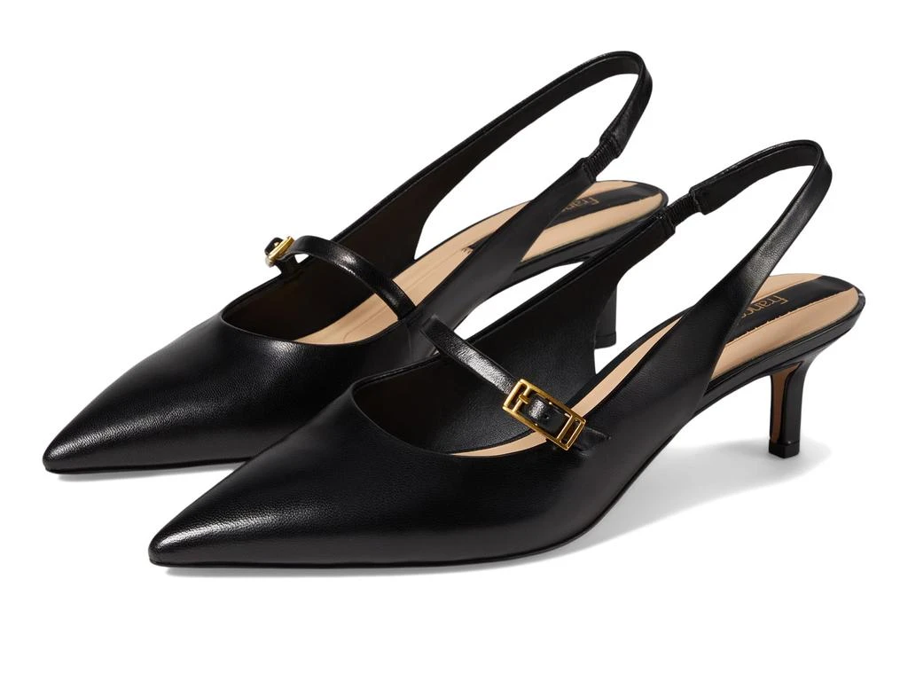 Franco Sarto Khloe Pointed Toe Slingback Kitten Heel 1