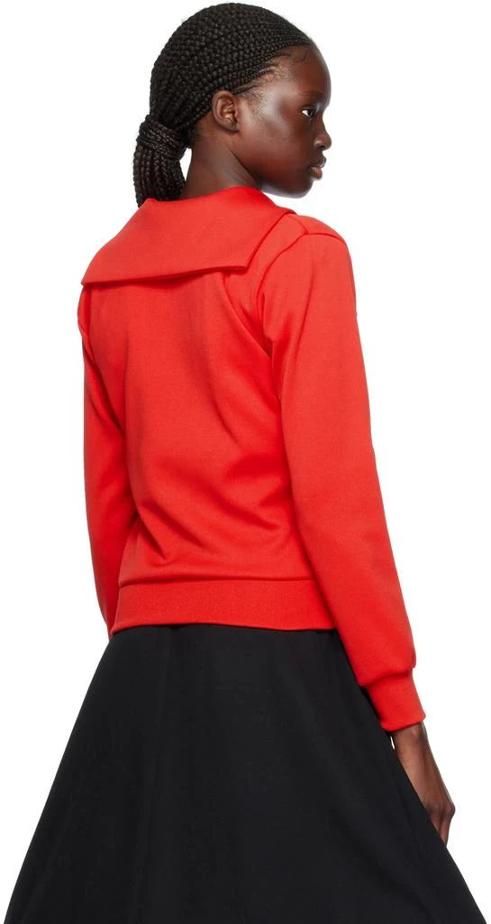 Comme des Garcons Red Sailor Collar Sweatshirt 3