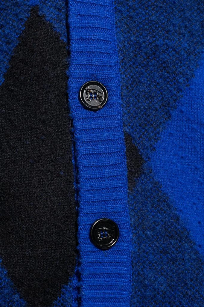 Burberry Burberry Argyle Button-Up Knitted Cardigan 2