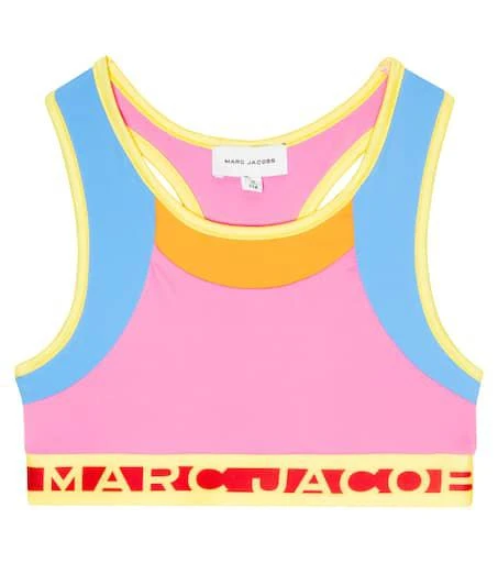 Marc Jacobs Logo colorblocked sports bra 1