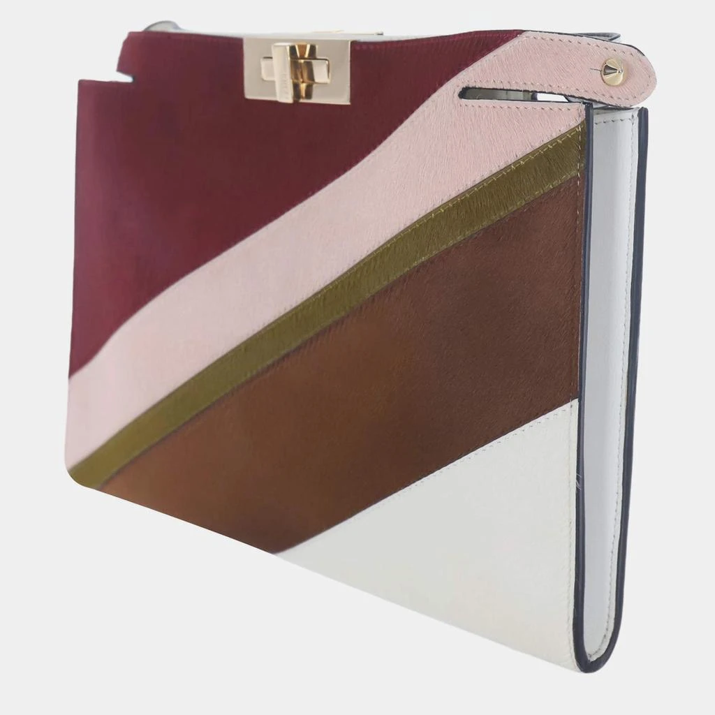 Fendi Fendi Pony Hair Peekaboo Clutch 3