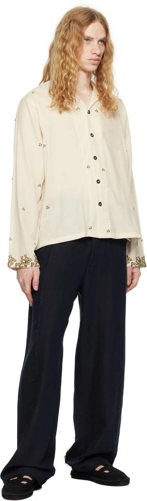 Kartik Research Off-White Baracuta Edition Handloom Shirt 4