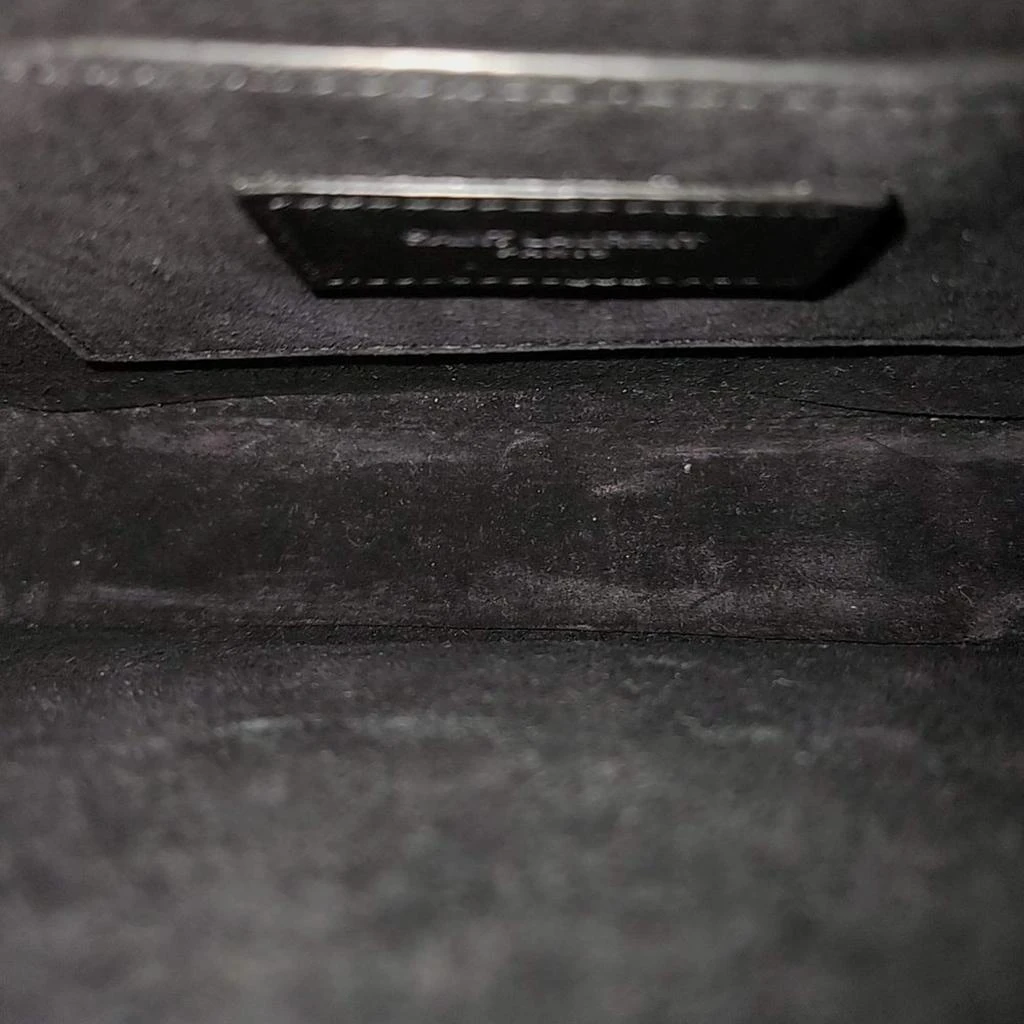 Yves Saint Laurent Saint Laurent Paris Black Leather Saddle bag 6