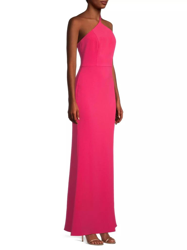 Liv Foster Twill Halter Mermaid Gown 4