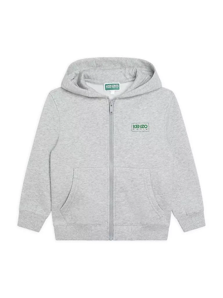 Kenzo Little Boy's & Boy's Logo Zip-Up Hoodie 1