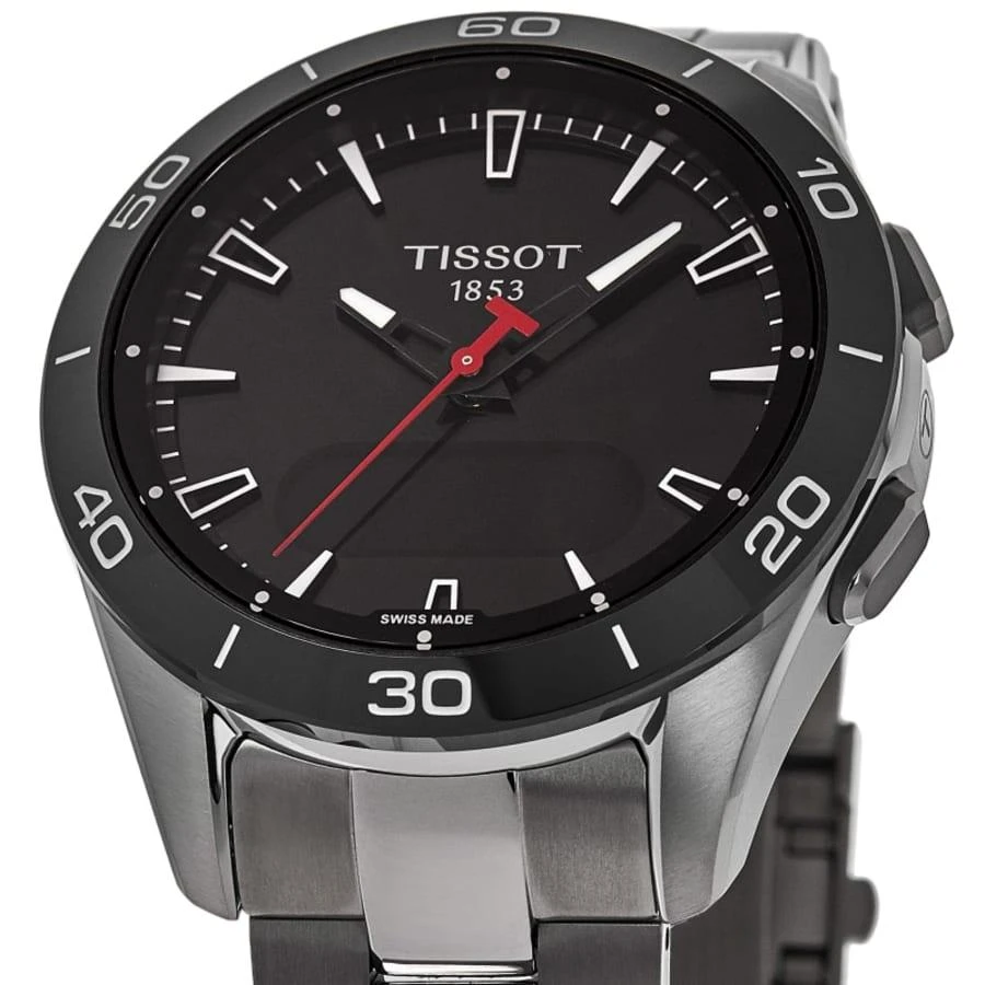 Tissot T-Touch Connect Solar GMT Digital Dial Titanium Men's Watch T153.420.44.051.00 2
