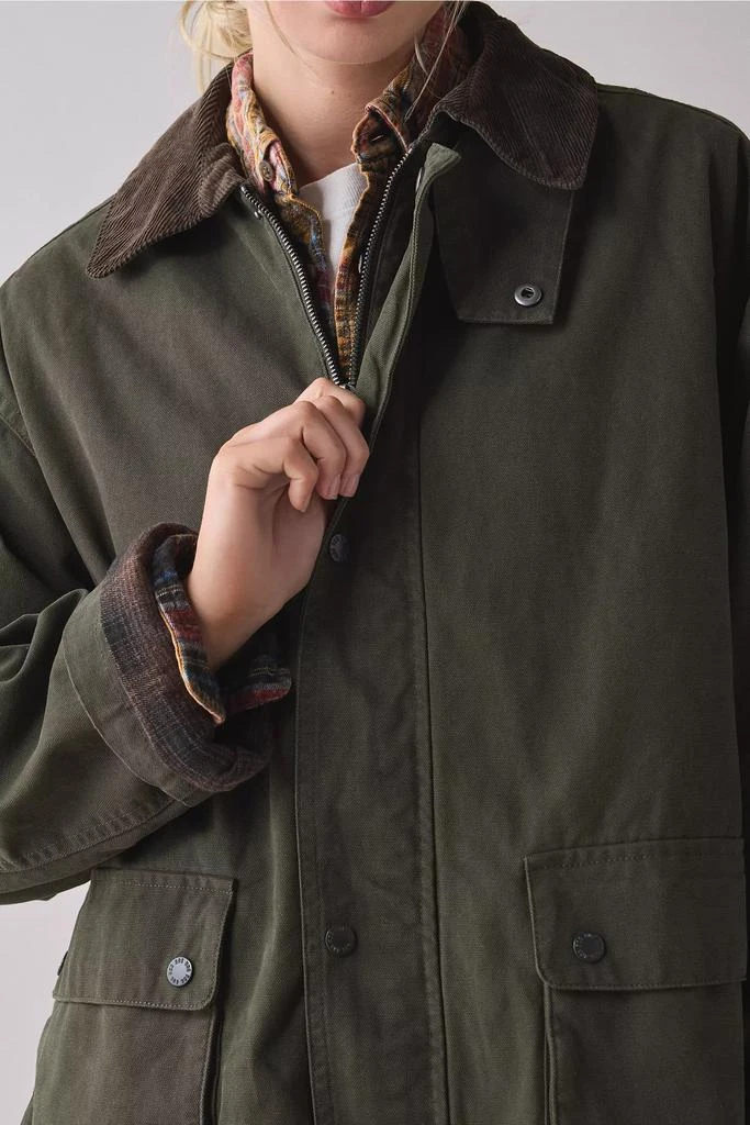 BDG BDG Nina Flannel Lined Cotton Canvas Barn Jacket 2