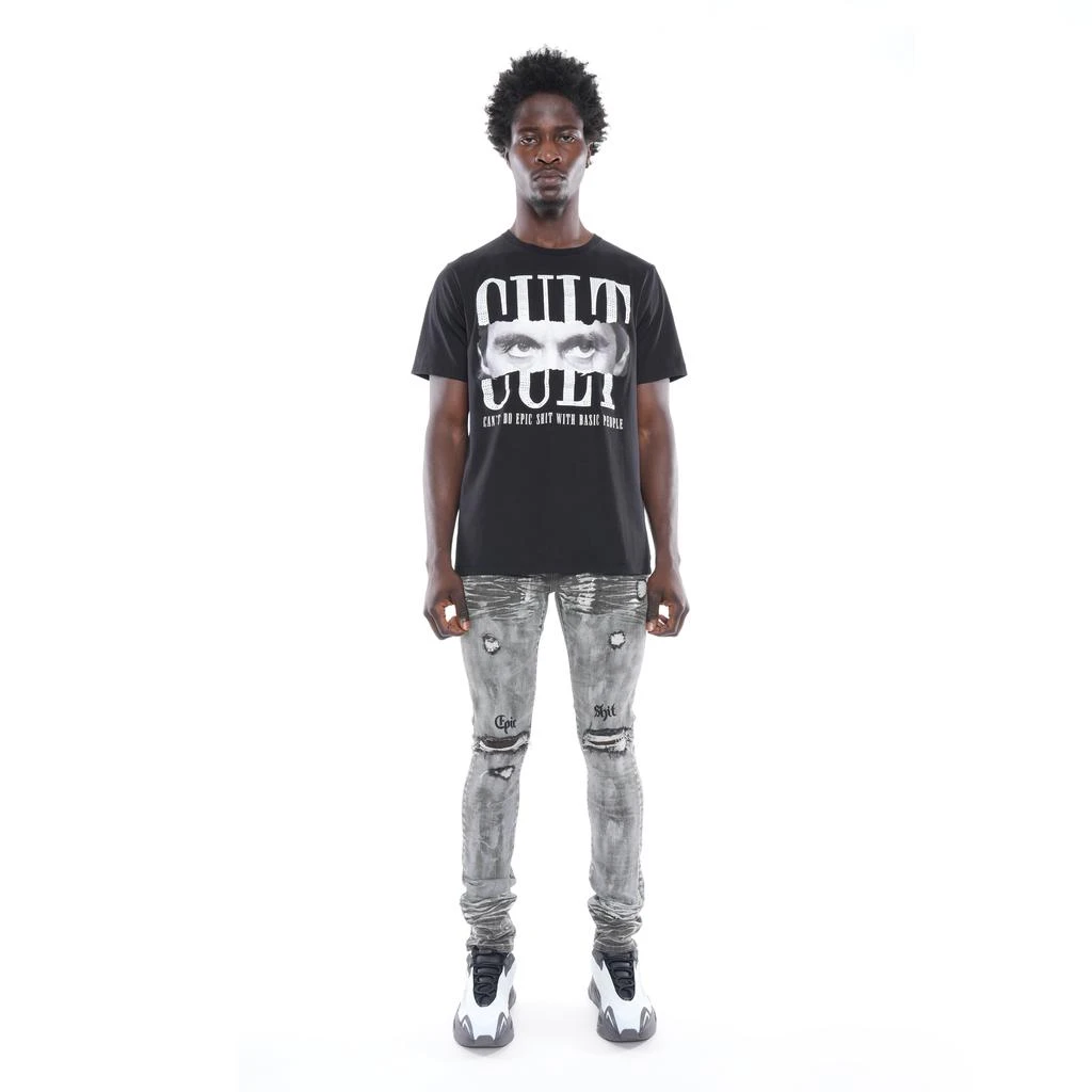 Cult Of Individuality Punk Super Skinny Belted Stretch 4