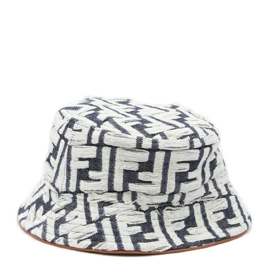 Fendi FF Jacquard Denim Bucket Hat 2